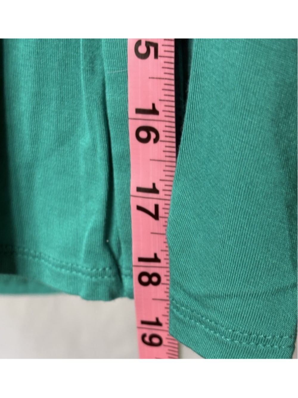 Cable & Gauge Large L Green Viscose Sleeveless V Neck Embroidered Boho Top Shirt - Picture 5 of 6